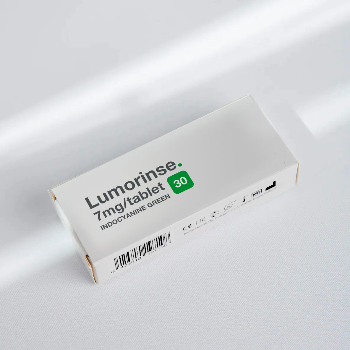 Doosje van 30 lumorinse tabletten die je moet oplossen in water